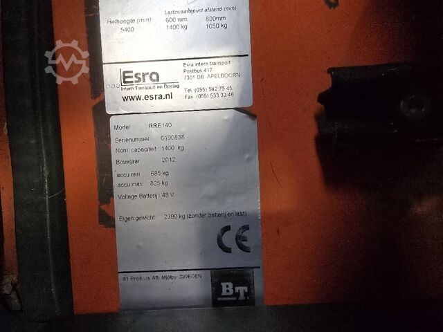 Schubmaststapler BT Lift RRE 140