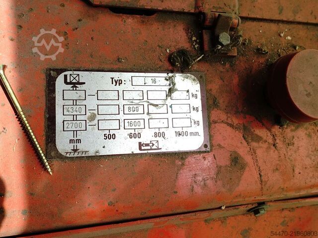 Electric pallet truck LINDE L16