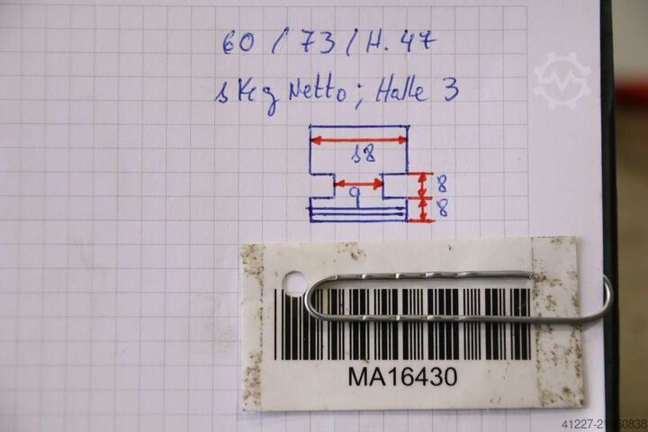 Interchangeable jaws four-jaw chuck unbekannt Breite 18 mm