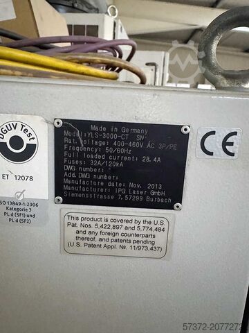 Laserquelle IPG Laser YLS-3000-CT