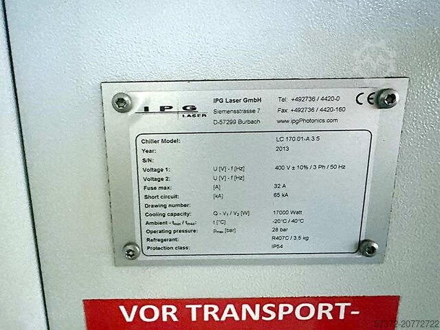 Laserquelle IPG Laser YLS-3000-CT