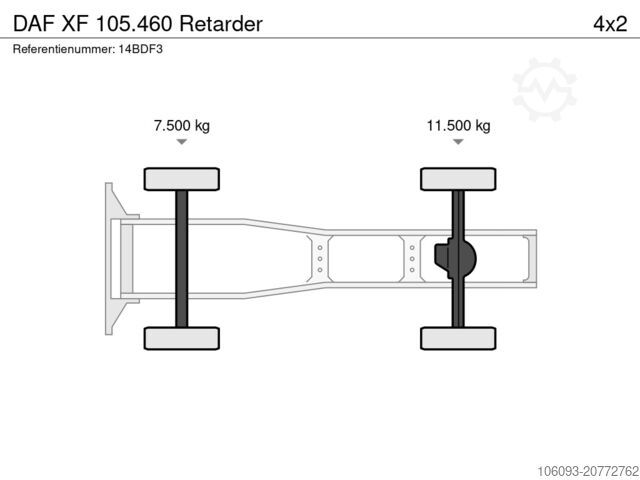 Standard-SZM DAF XF 105.460 Retarder