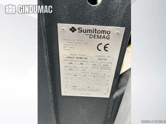 SUMITOMO SHI DEMAG  IntElect2 S 220/660-1400 SUMITOMO SHI DEMAG IntElect2 S 220/660-1400
