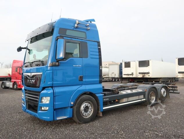 Wechselfahrgestell LKW MAN 26.510 FLLC TGX BDF Intarder Lenkachse XXL