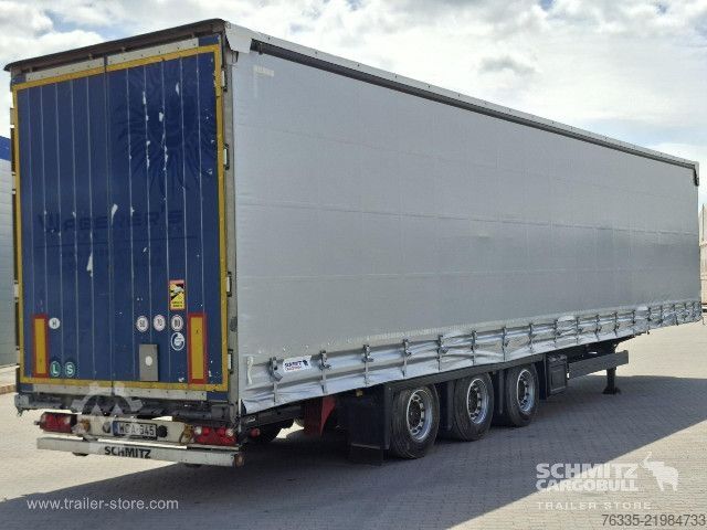Open semitrailer with tarp Schmitz Cargobull Curtainsider Mega