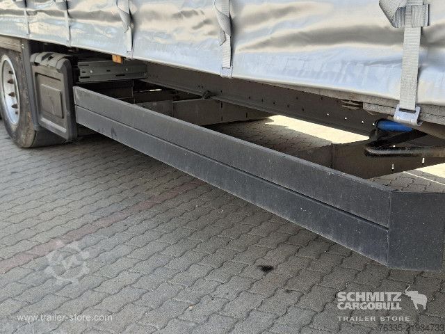 Open semitrailer with tarp Schmitz Cargobull Curtainsider Mega