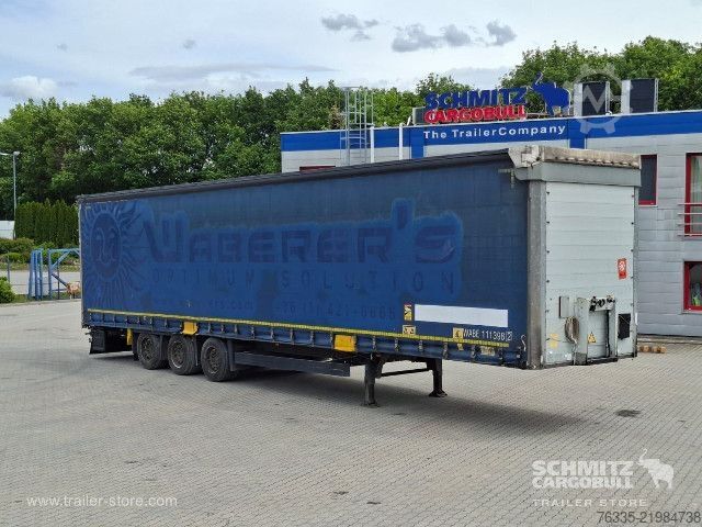 Open semitrailer with tarp Schmitz Cargobull Curtainsider Mega
