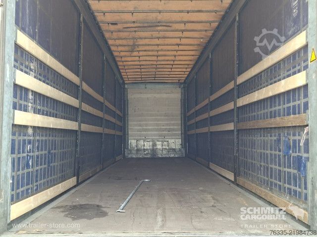 Open semitrailer with tarp Schmitz Cargobull Curtainsider Mega