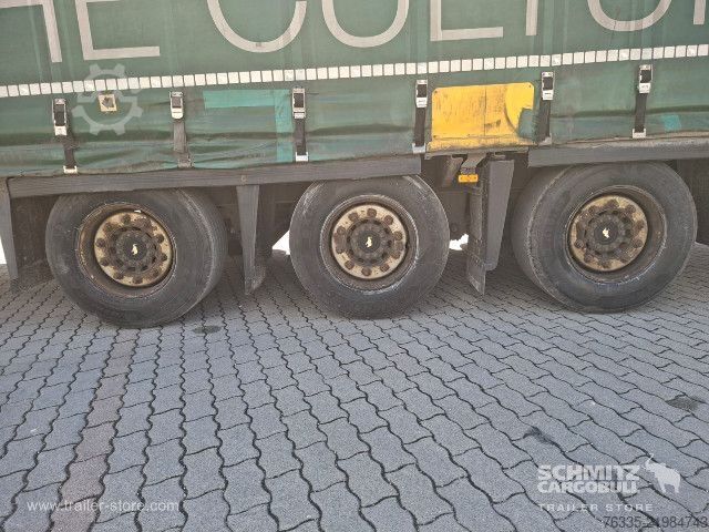 Open semitrailer with tarp Schmitz Cargobull Curtainsider Mega