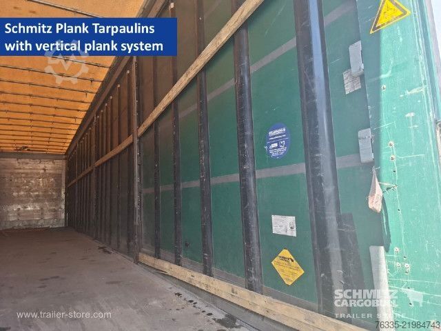 Open semitrailer with tarp Schmitz Cargobull Curtainsider Mega