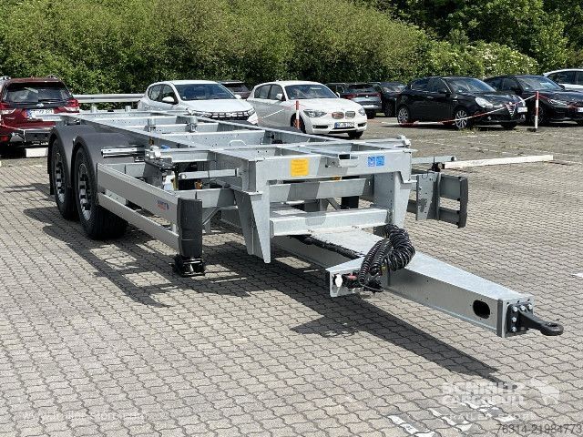 Swap chassis trailer Schmitz Cargobull Zentralachsanhänger Wechselfahrgestell Standard