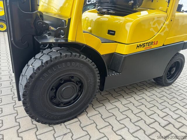 4-Rad-Gabelstapler Hyster H 5.0FT/Positioner+sideshift/ 3662 hours