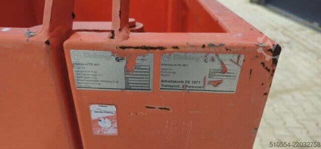 Construction equipment Eichinger FE1071 / Arbeitskorb Kran - Baukran