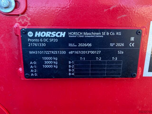 Horsch Pronto 6 DC Horsch Pronto 6 DC