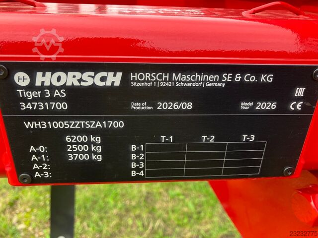 Horsch Tiger 3 AS Horsch Tiger 3 AS