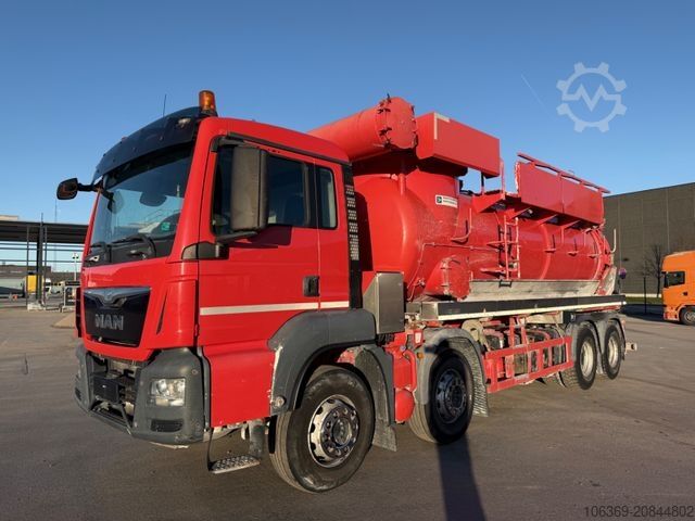 Saugwagen MAN TGS 41.400 8X4 BB Naaktgeboren VP-8000 14.000 L