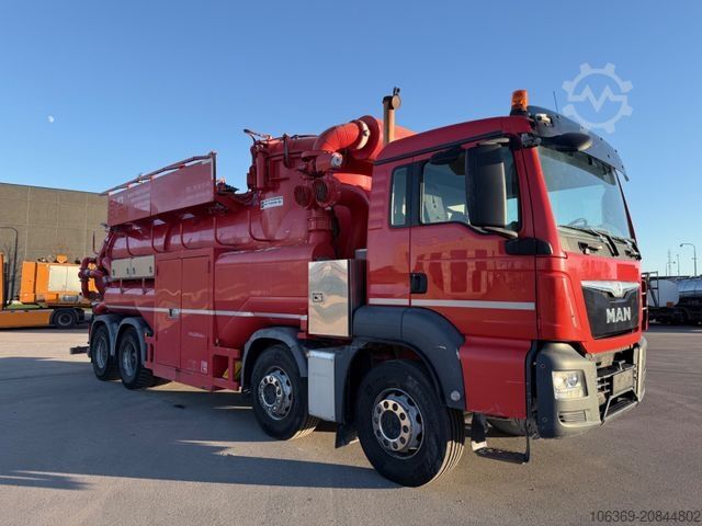 Saugwagen MAN TGS 41.400 8X4 BB Naaktgeboren VP-8000 14.000 L