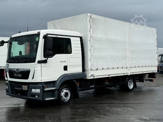 Transporter mit Pritsche & Plane MAN TGL 8.190 / LBW / AHK / STANDHEIZUNG