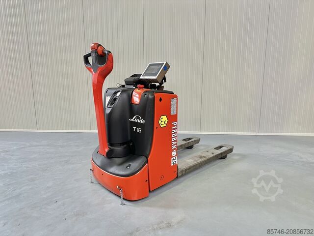 T 18 * DEMO !! Pyroban EX 3G / Zone 2 * RAVAS !! NEUE Batterie !! LINDE T 18 * DEMO !! Atex Pyroban EX 3G / Zone 2 * RAVAS !! NEW battery !!