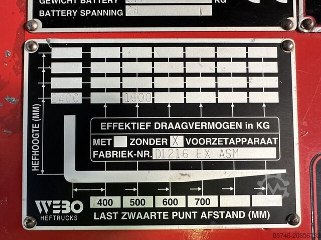 D 1216 ASM - Atex EX 2G / Zone 1 !! NEUE Batterie !! SICHELSCHMIDT D 1216 ASM - Atex EX 2G / Zone 1  !! NEW battery !!