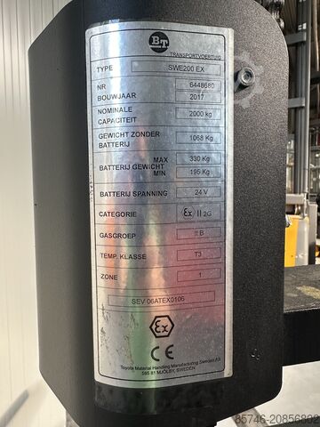 SWE 200 * DEMO !! Atex Pyroban EX 2G / Zone 1 !! NEUE Batterie !! BT SWE 200 * DEMO !! Atex Pyroban EX 2G / Zone 1 !! NEW battery !!