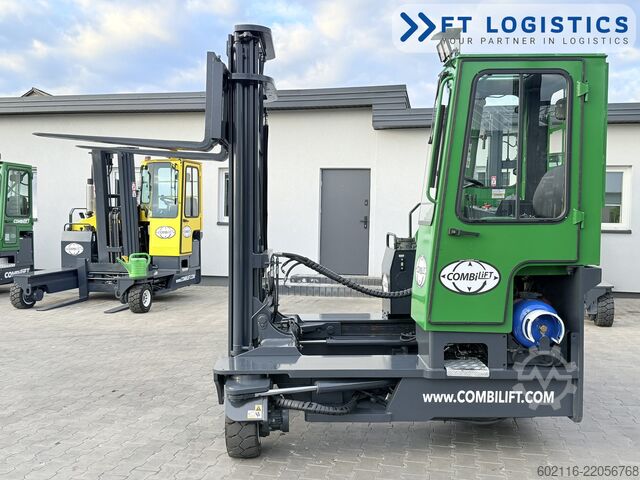 4-way forklift Combilift C4000 GAS DUPLEX 4100 FREE-LIFT CABIN