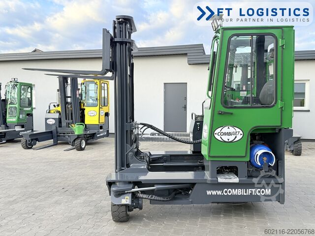 4-way forklift Combilift C4000 GAS DUPLEX 4100 FREE-LIFT CABIN