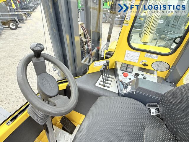 4-way forklift Combilift C4000 GAS DUPLEX 4600 FORK POSITIONER