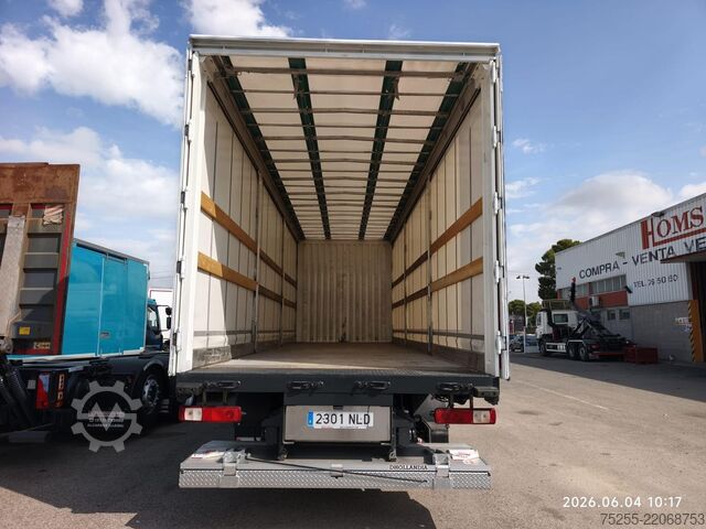 Flatbed truck with tarp RENAULT 26.380 C 6X2 EURO 6