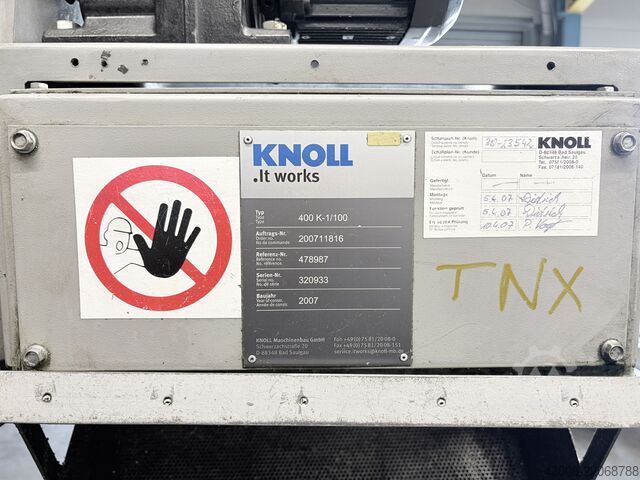 Chip conveyor KNOLL 400 K-1/100