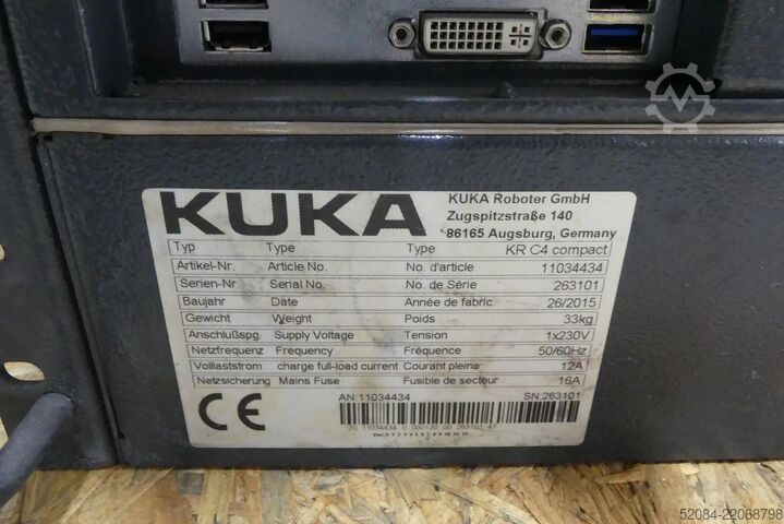 KUKA industrial robot + KR C4 controller Kuka KR 10 R 1100 sixx