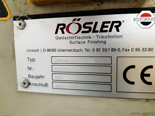Slip Grinding Machine Rösler R 550/4600 DA