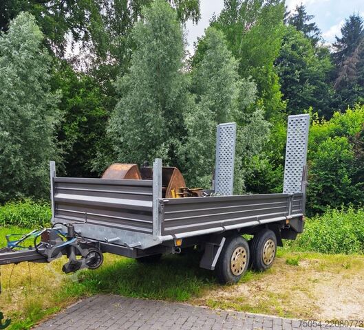 Heavy equipment trailer Barthau Anhänger LHS 5000 mit Auffahrrampen