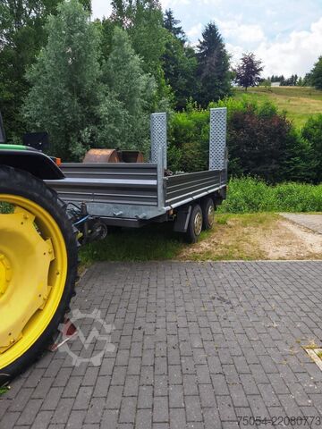 Heavy equipment trailer Barthau Anhänger LHS 5000 mit Auffahrrampen
