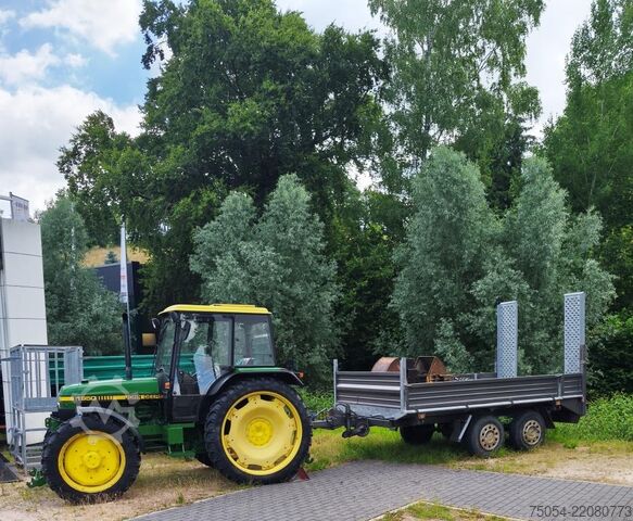 Heavy equipment trailer Barthau Anhänger LHS 5000 mit Auffahrrampen