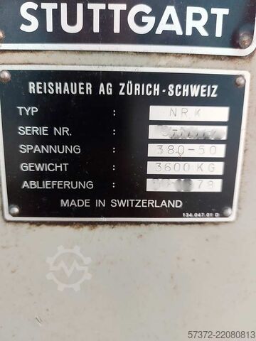 Thread Grinding Machine Reishauer NRK