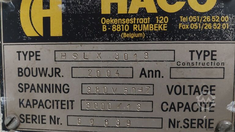 Low loader trailer HACO, MÜLLER, EBU 