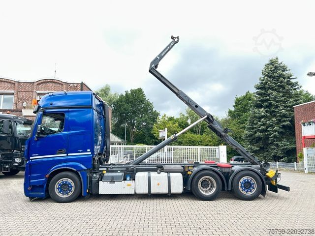Roll-off tipper truck MERCEDES-BENZ 2551 Actros MEILLER Abroller 6x2