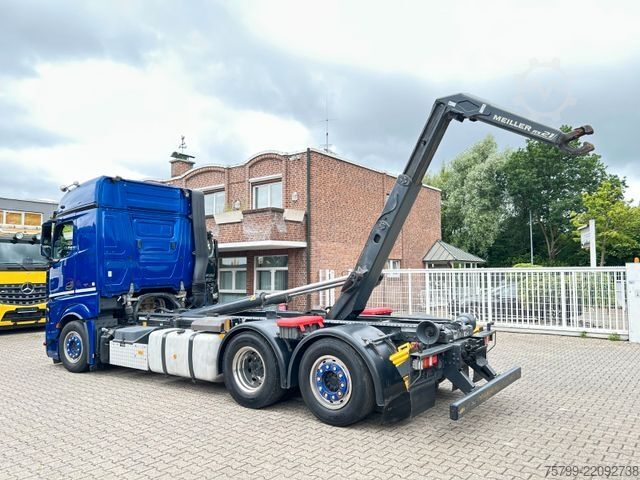 Roll-off tipper truck MERCEDES-BENZ 2551 Actros MEILLER Abroller 6x2