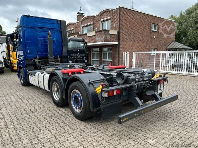 Roll-off tipper truck MERCEDES-BENZ 2551 Actros MEILLER Abroller 6x2