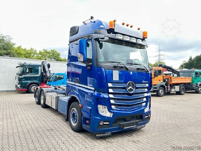 Roll-off tipper truck MERCEDES-BENZ 2551 Actros MEILLER Abroller 6x2