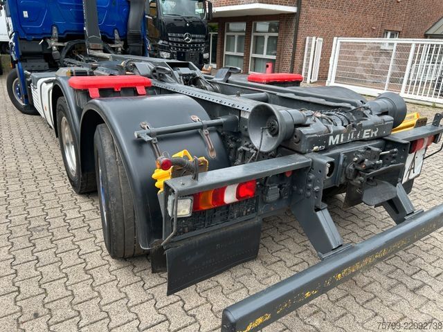 Roll-off tipper truck MERCEDES-BENZ 2551 Actros MEILLER Abroller 6x2