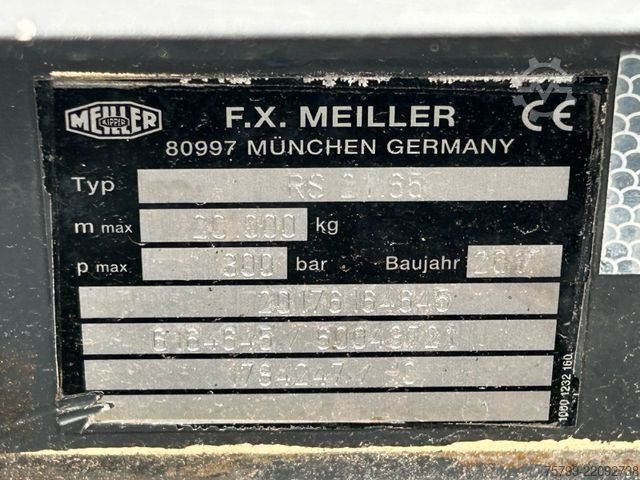 Roll-off tipper truck MERCEDES-BENZ 2551 Actros MEILLER Abroller 6x2