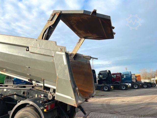 Tipper semitrailer MEILLER 20m³Kurz Kippauflieger / HYDRAULISCHE KLAPPE/