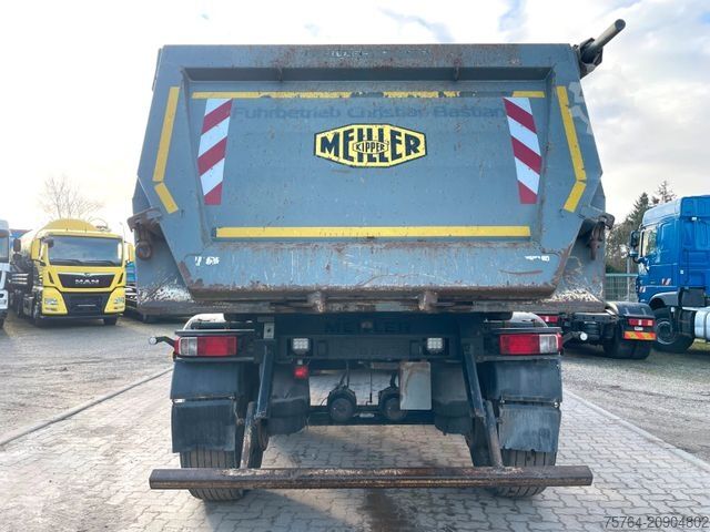 Tipper semitrailer MEILLER 20m³Kurz Kippauflieger / HYDRAULISCHE KLAPPE/