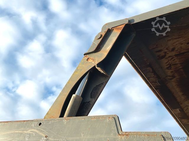 Tipper semitrailer MEILLER 20m³Kurz Kippauflieger / HYDRAULISCHE KLAPPE/