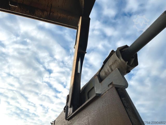 Tipper semitrailer MEILLER 20m³Kurz Kippauflieger / HYDRAULISCHE KLAPPE/