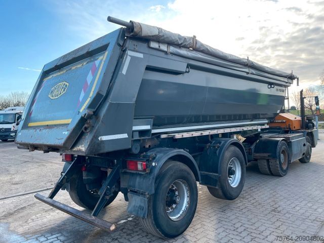 Tipper semitrailer MEILLER 20m³Kurz Kippauflieger / HYDRAULISCHE KLAPPE/