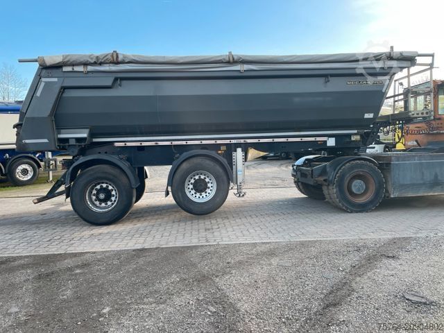 Tipper semitrailer MEILLER 20m³Kurz Kippauflieger / HYDRAULISCHE KLAPPE/