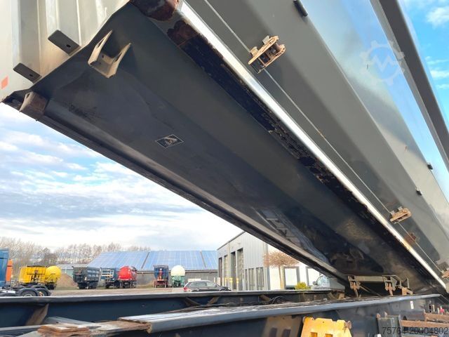 Tipper semitrailer MEILLER 20m³Kurz Kippauflieger / HYDRAULISCHE KLAPPE/